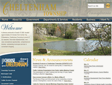 Tablet Screenshot of cheltenham.municipalcms.com