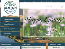 Tablet Screenshot of benton.municipalcms.com