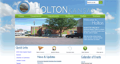 Desktop Screenshot of holton.municipalcms.com