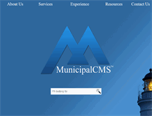 Tablet Screenshot of municipalcms.com